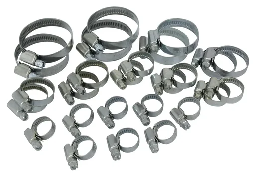 "Schlauchschellen-Set 26-teilig, verzinkt W1 image"