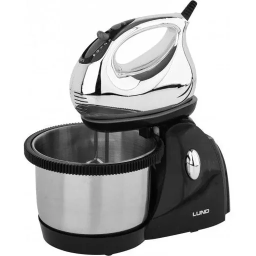"LUND Handmixer mit Edelstahlschüssel - 3 Geschwindigkeitsstufen - Schüsselinhalt: 3L - 250W image"
