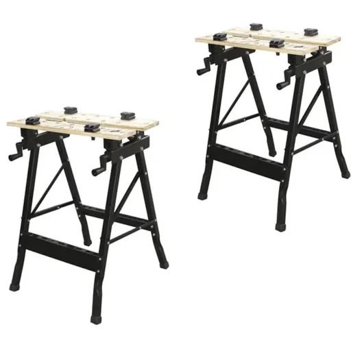 "Werkbank / Workmate ERRO6010 - Satz von 2 - 100kg - 605x635x800 mm image"