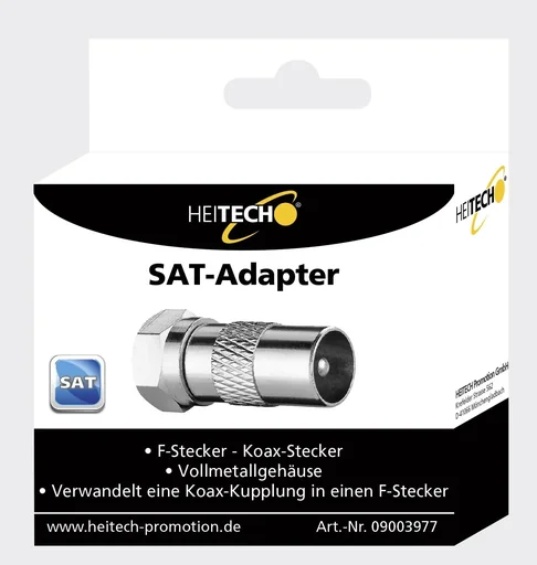 "SAT-Adapter F-Stecker-Koax Stecker image"