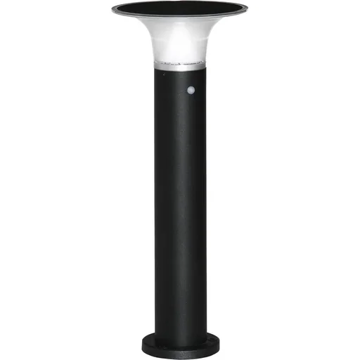 "Gartenlampe mit Solarpanel, schwarz 23,5 cm x 60 cm image"