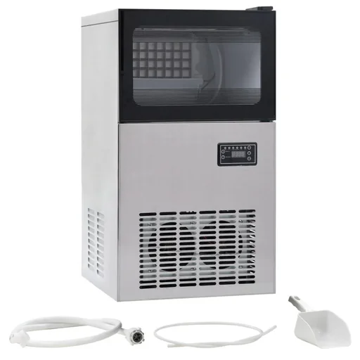 "Eiswürfelbereiter 420 W 45 kg/24 h schwarz image"