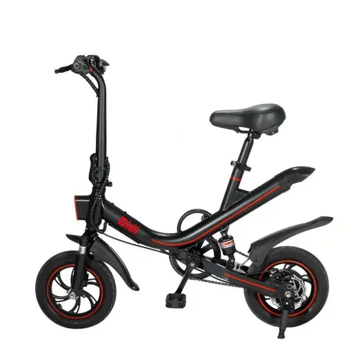 "Unisex Mini-E-Faltrad, 12 Zoll, Automatikschaltung, schwarz, "Didi" Fun image"