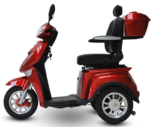 "Elektromobil rot - herausnehmbarer Li-Io Akku 30 Ah - 25 km/h - 1000 Watt Seniorenmobil image"