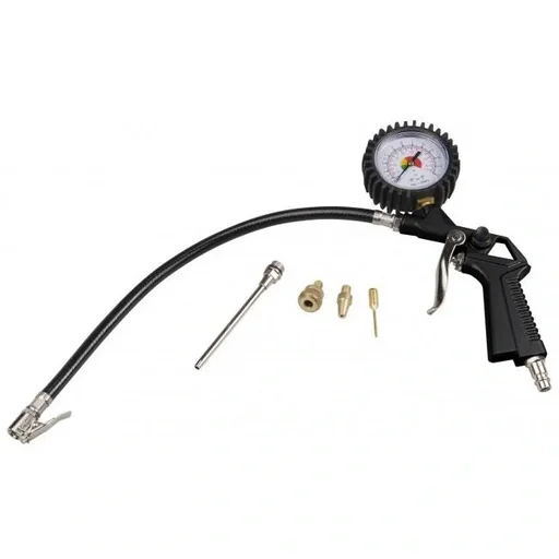 "CRM1049 Tragbarer Elektrische Druckluft Kompressor - 1100W - max. 8 Bar - Öl frei - Mit viele zubehören image"