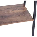 Standregal Leiterregal Stufenregal Bücherregal Blumenregal Holz Vintage 4 Fächer 60 x 35 x 145 cm