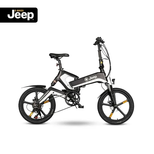 "Unisex Fold E-Bike, 20 Zoll Laufräder, 7-Gang Kettenschaltung, black, FFR 7050 image"