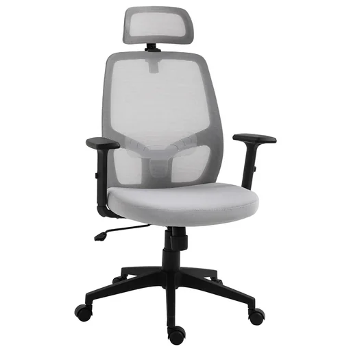 "Bürostuhl Home-Office-Stuhl Schreibtischstuhl Computerstuhl mit Wippenfunktion Kopflehne Lendenwirbelstütze höhenverstel image"
