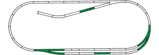 "ROCO LINE Gleisset C (Gleise mit Bettung) image"