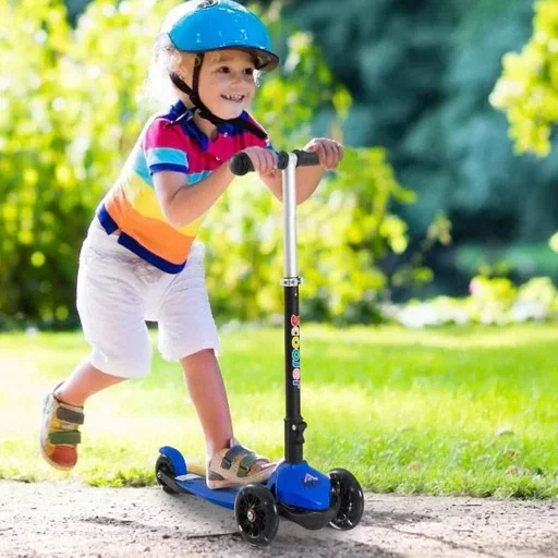 "Kinder Tretroller mit 3 Räder image"