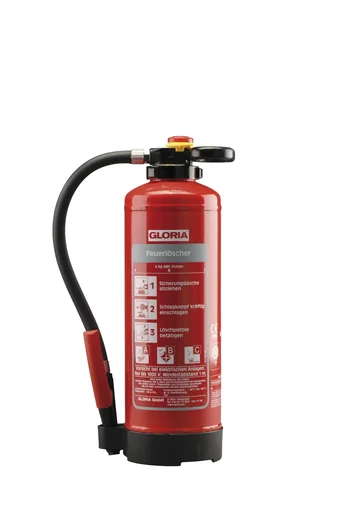 "Feuerlöscher P6 pro, 6 kg Pulver, 34A, 183B,C, Schlagknopf, frostsicher image"