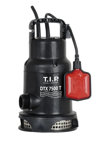 "Schmutzwasser Tauchpumpe dauerlauffest, DTX 7500 T inkl. Trägersystem , bis 7.500 l/h Fördermenge image"