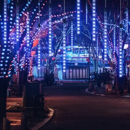 "Weihnachtslichterkette für drinnen und draußen - diamantblau image"