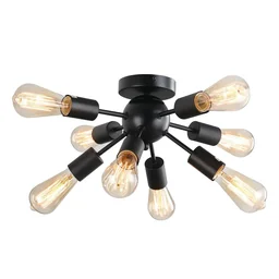 Deckleuchte Deckenlampe Wandlampe Glas Bürolampe LED Deckenbeleuchtung für Bad K