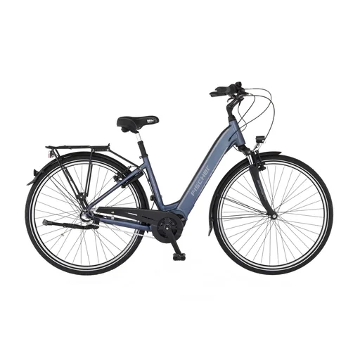 "Unisex E-Bike City, 28 Zoll, Rahmengröße 41 cm, 3-Gang Nabenschaltung, saphirblau matt, CITA 2.1i image"