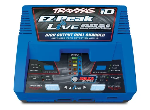 "DUAL EZ-Peak Live 200 Watt NiMH/Lipo bis 4S, Schnell-Lader TRAXXAS EU-Version (mit iD Akku-Erkennung) image"