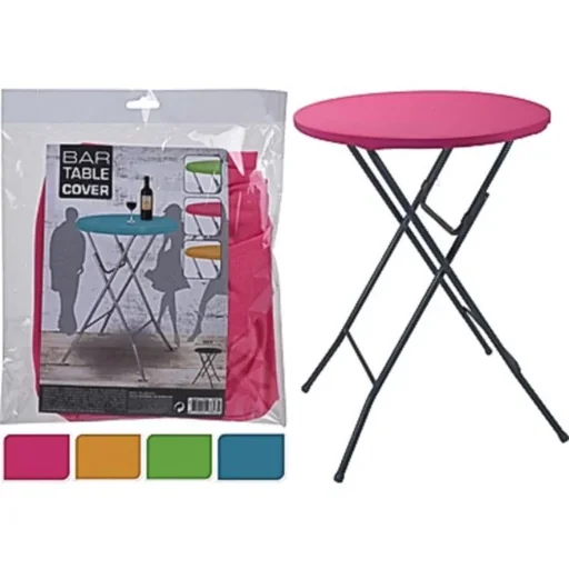 "Bartable Abdeckung für Klapptisch / Bistrotisch - für 80cm Tisch - Gelb image"