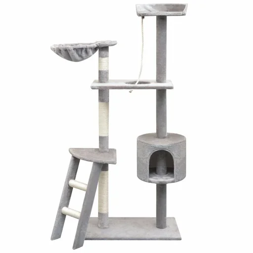 "Sisal-Kratzbaum Kratzbaum 150 cm grau image"