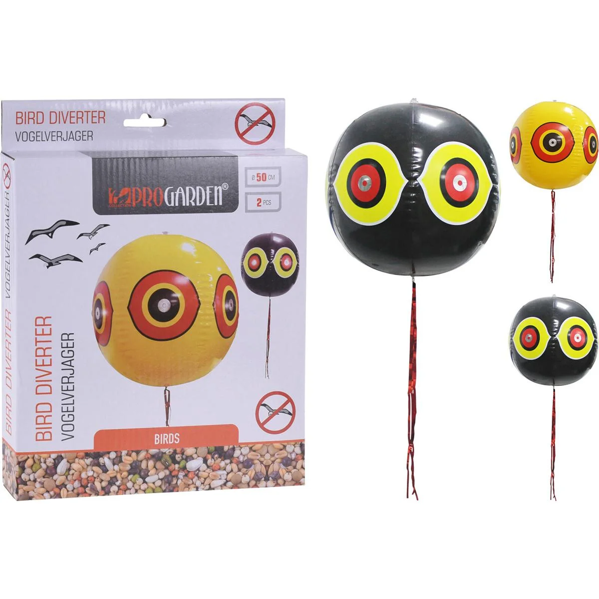 Pro Garden Vogelscheuche - Ballon - 2 Stück