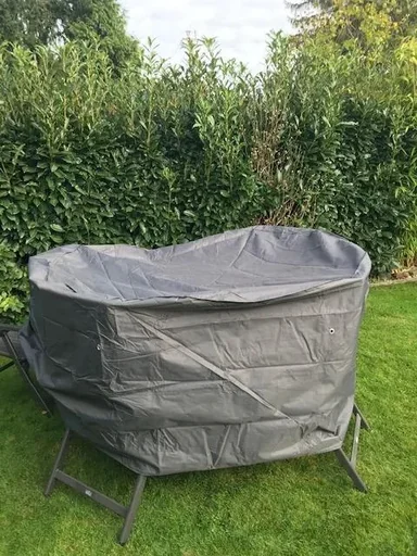 "Komfort-Schutzhülle für Gartenmöbelgruppe, Ø 200 x 95 cm, Anthrazit image"