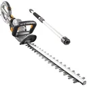 MAXXGARDEN TELESKOP-HECKENSCHERE 140° SCHWENKBARER KOPF - 180° SCHWENKGRIFF 710W - 58,5 CM - 1700 U/MIN.