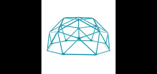 "Kletterdome Deimos, Outdoor-Kletterkuppel für Kinder, 1,90 m Durchmesser, türkis image"