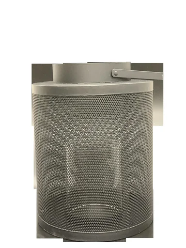 "Laterne aus Metall in eleganten Schwarz image"