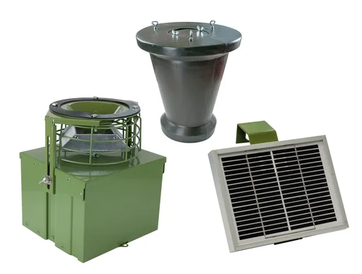 "Futterautomat Pro 12V inkl. Vorratsbehälter und Solar Ladegerät image"