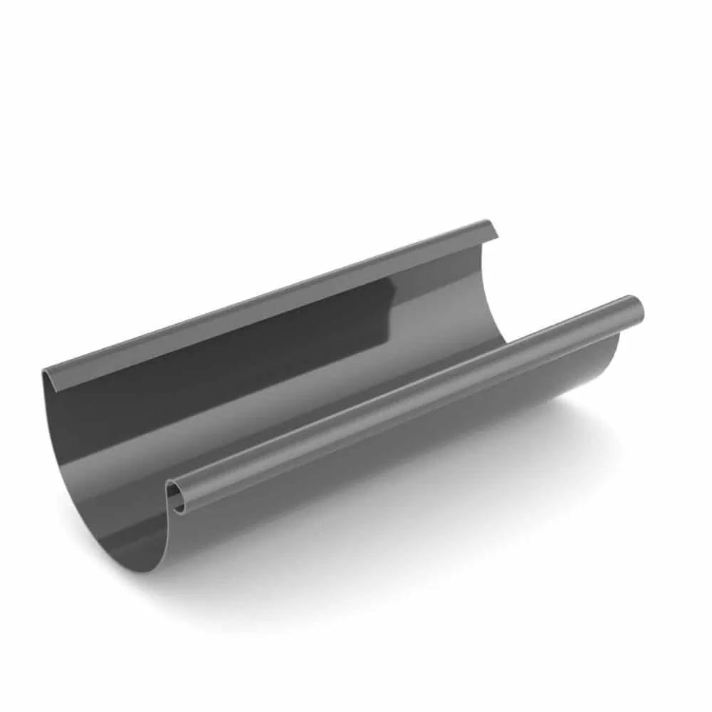 "Regenrinne 2m graphit, Dachrinne System 100 image"