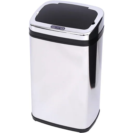 "Edelstahl Automatik Sensor 30L Mülleimer Abfalleimer IR Sensor (viereckig) image"