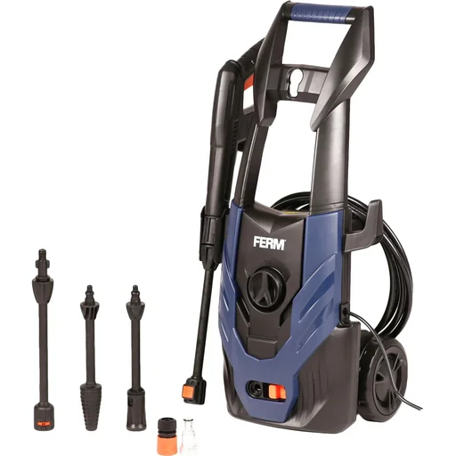 "GRM1022 Hochdruckreiniger 1400W - max. 110 Bar - Auto start/stop System - Aluminium Pumpe - Inkl. Zubehör image"