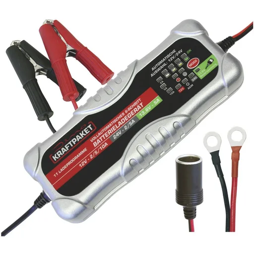 "KRAFTPAKET Batterieladegerät 12/24 Volt 10A, 6-stufig image"