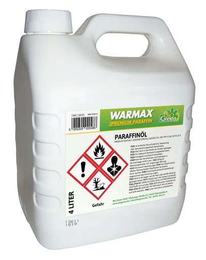 "WARMAX Premium Paraffin Öl 4 Liter - für Heizer und Lampen image"
