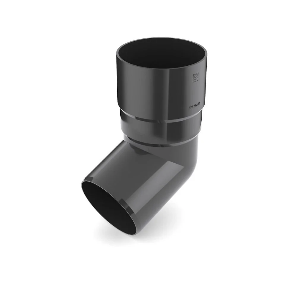 "Regenrinne, Dachrinnenbogen 67,5°, Graphit, System 90 image"