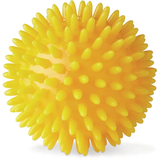 "Massageball Mit Noppen 8 cm Gelb image"