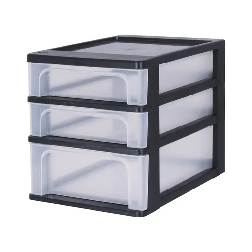 "Schubladen-Container, DIN-A4, 2 flache + 1 hohe Schubladen image"