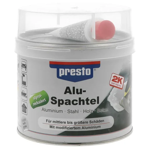 "Alu-Spachtel, 2-Komponentiger Polyestermetallspachtel, 1000 g image"