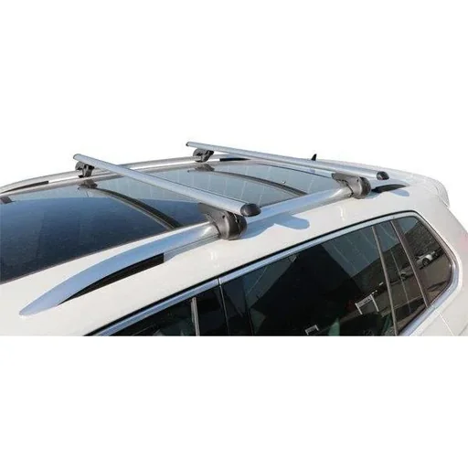 "BeQu Universal Aluminium Dachträger Set für Fahrzeuge mit offenem Geländer image"