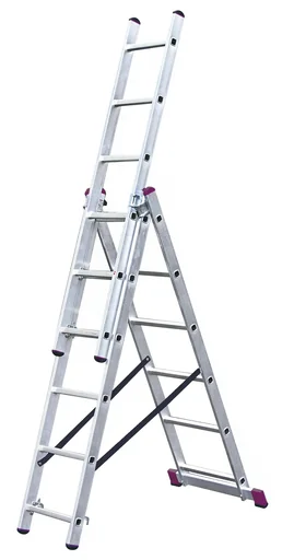 "Alu Vielzweckleiter/ Treppenleiter 3x6 Sprossen image"