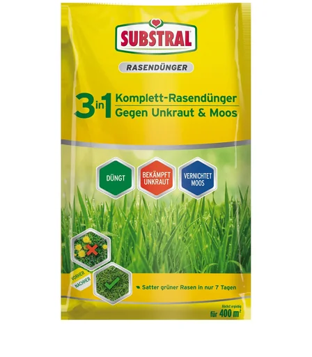 "3in1 Komplettrasendünger 14 kg image"