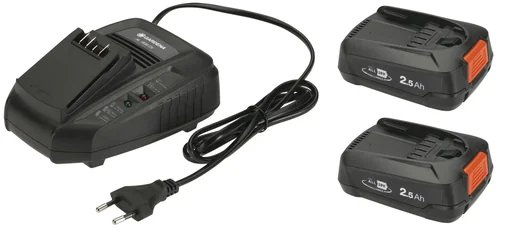 "Starter-Kit P4A 2x Akku PBA 18V/45 2,5 Ah + Schnell-Ladegerät AL 1830 CV image"