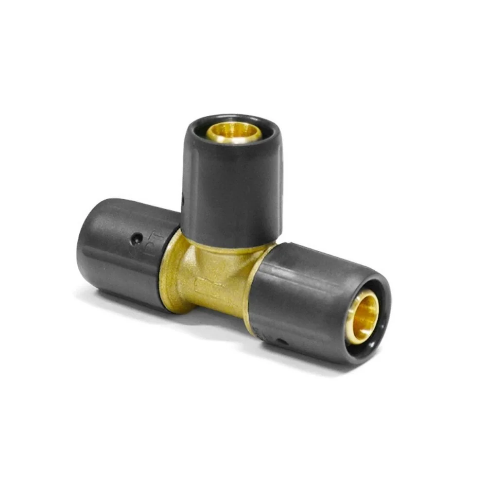 "T Stück Fitting, Steckfitting 16mm, Rohrverbinder T-Stück, ohne Pressen image"