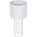 Tischleuchte mit Fassung E27, weiß