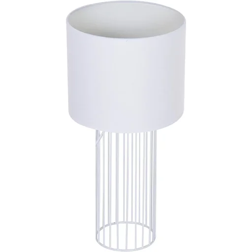 "Tischleuchte mit Fassung E27, weiß image"