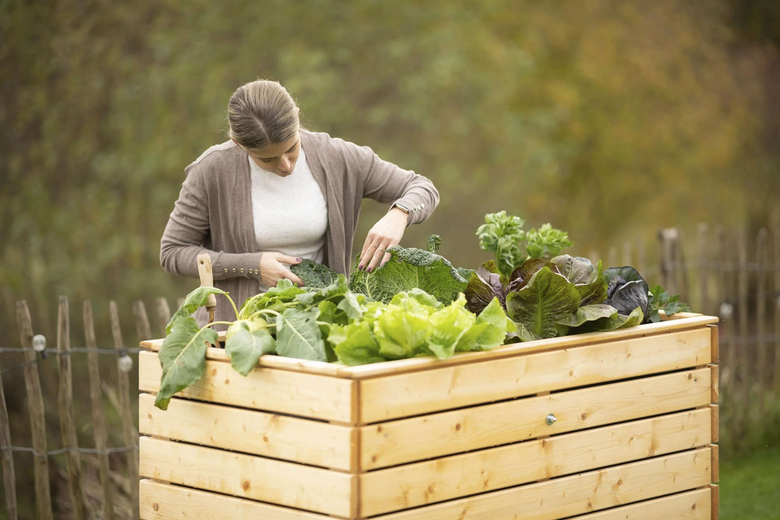 Holz Hochbeet Fichte L