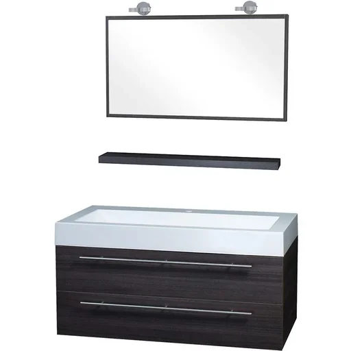"Badezimmermöbel Force 100 cm - Gris image"