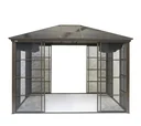 Aluminium Pavillon und Wintergarten Castel, bronze