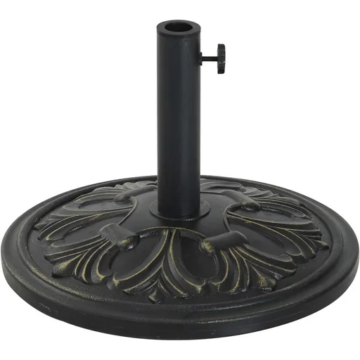 "Sonnenschirmständer Schirmständer Schirmhalter 13 kg Ø35/Ø38/Ø48mm Antik Bronze Ø48 x 34 cm image"