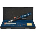 SGM1006 Gas-Lötkolben - 35 min. betriebsdauer - Inkl. Lötspitze Schrägform 8mm und Lötspitze Meißel form 3,5mm