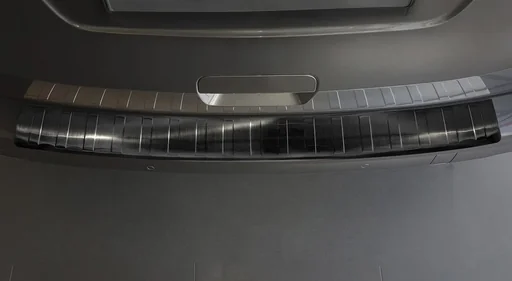 "Ladekantenschutz Edelstahl graphite / black für Citroen Space Tourer, Baujahr 2016> image"